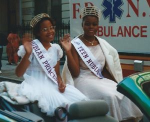 Marely and Janelle in African American Day Parade 2000
